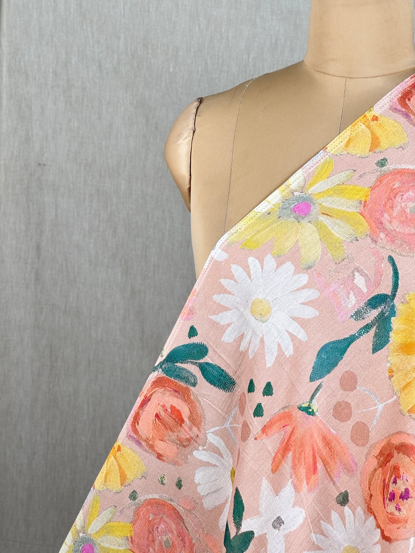 Digital Printed Mulmul Cotton  Fabric