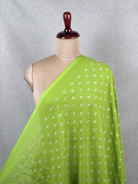 Embroidered Voile Cotton  Fabric