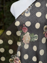 Digital Printed Banarasi Mul Chanderi Fabric