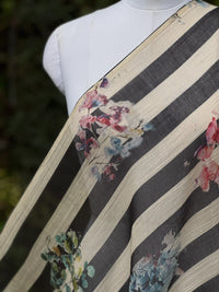 Digital Printed Banarasi Mul Chanderi Fabric