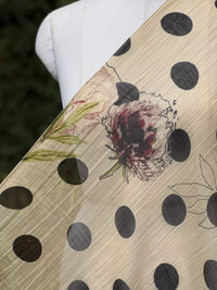 Digital Printed Banarasi Mul Chanderi Fabric