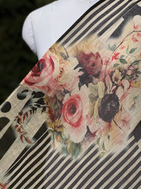 Digital Printed Banarasi Mul Chanderi Fabric
