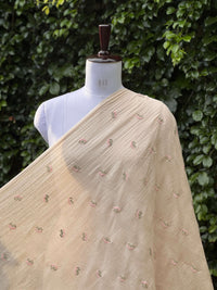 Embroidered 40gm Banarasi Chanderi Fabrics