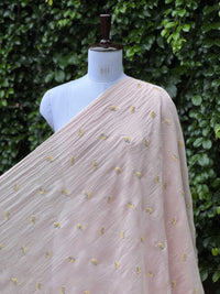 Embroidered 40gm Banarasi Chanderi Fabrics