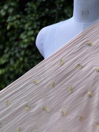 Embroidered 40gm Banarasi Chanderi Fabrics
