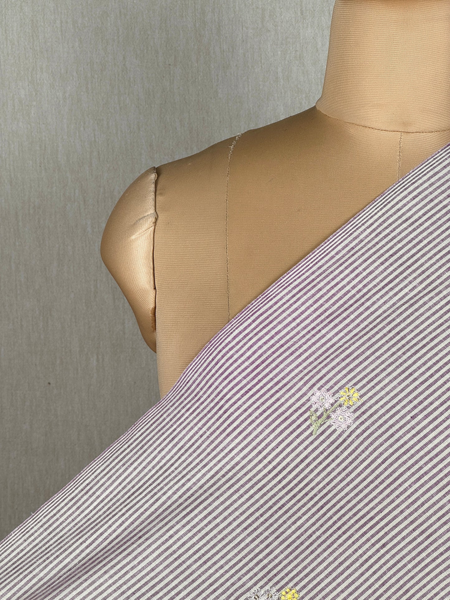 Embroidered Handloom Cotton Fabric