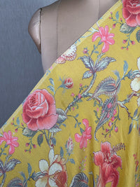 Digital Printed Viscose Slub Cotton Fabrics