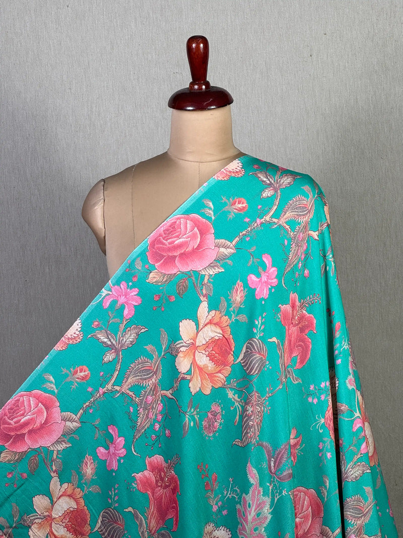 Digital Printed Viscose Slub Cotton Fabrics