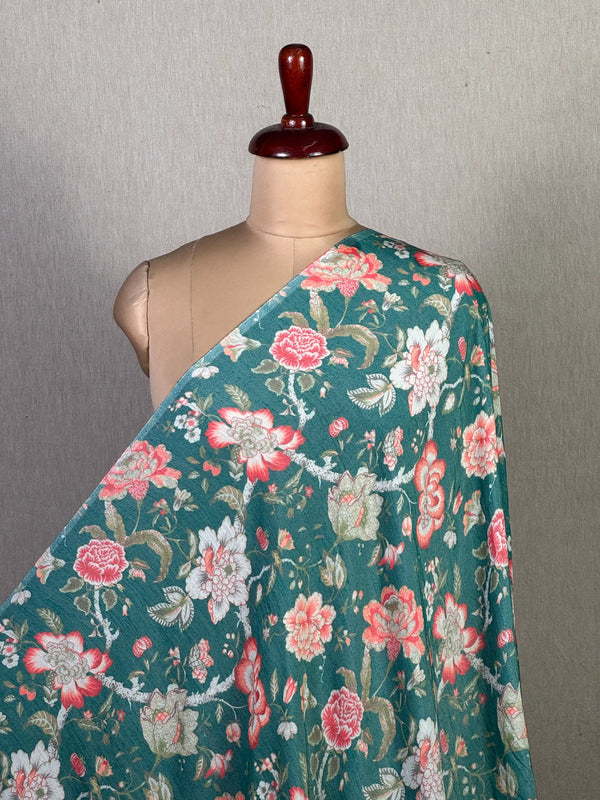 Digital Printed Viscose Slub Cotton Fabrics