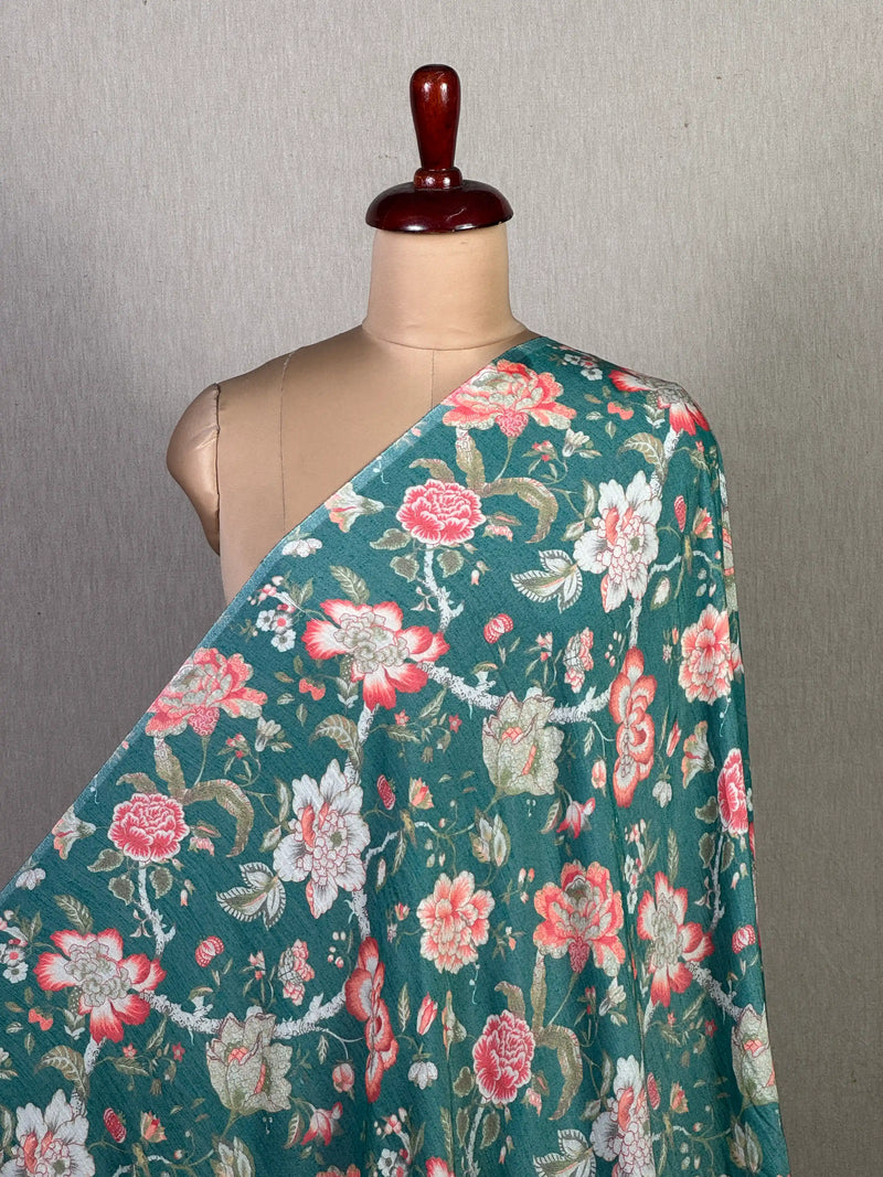 Digital Printed Viscose Slub Cotton Fabrics