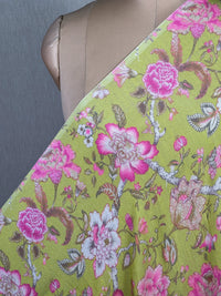 Digital Printed Viscose Slub Cotton Fabrics