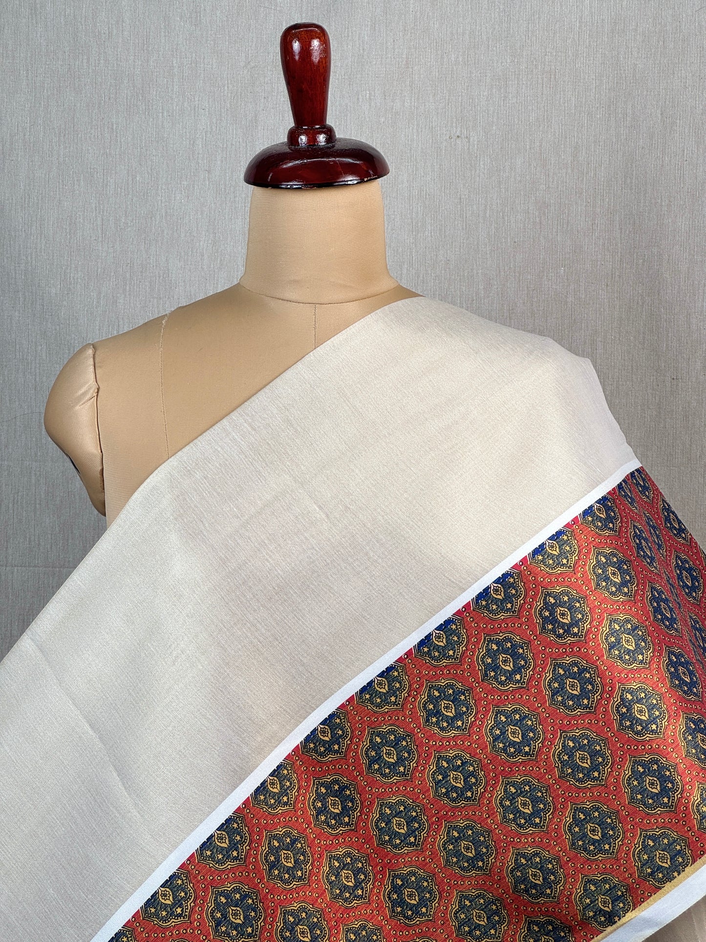 Digital Ajrak printed Cotton Tissue