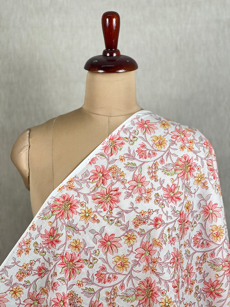 Printed Mulmul Cotton  Fabric