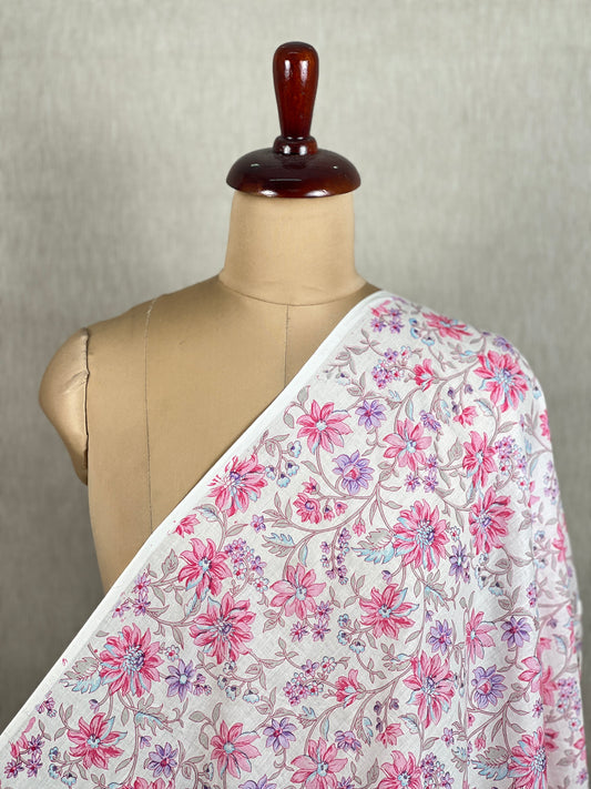 Printed Mulmul Cotton  Fabric