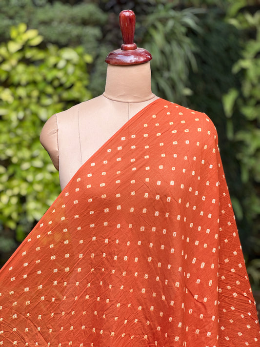 Bandhani Mul Cotton Fabric