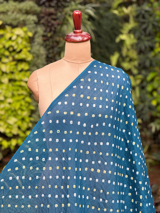 Bandhani Mul Cotton Fabric