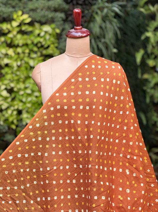 Bandhani Mul Cotton Fabric