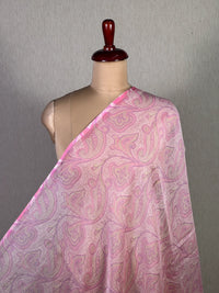 Printed Mul Chanderi Fabric