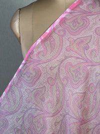 Printed Mul Chanderi Fabric