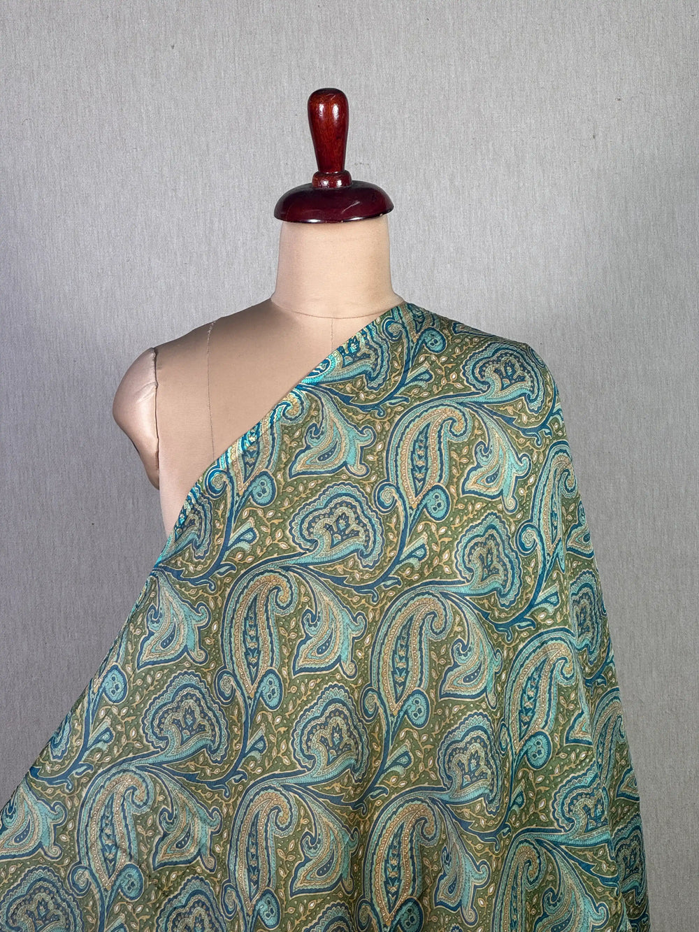 Printed Mul Chanderi Fabric