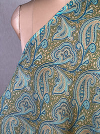 Printed Mul Chanderi Fabric