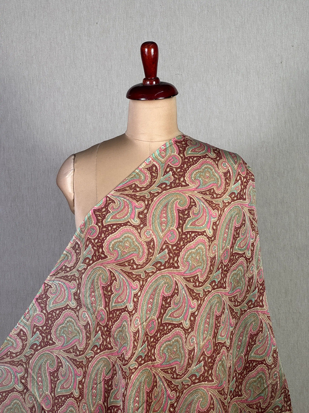 Printed Mul Chanderi Fabric