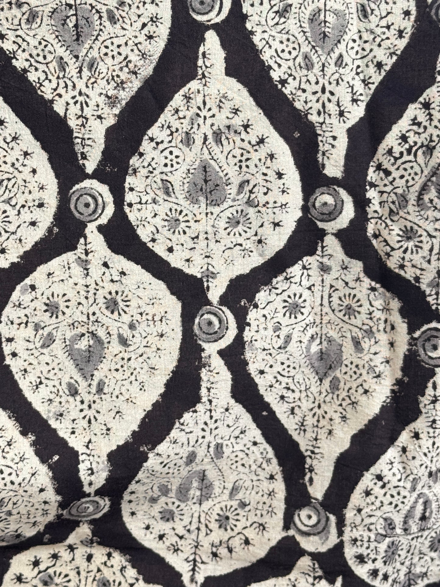 Kalamkari Printed  Cambric Cotton Fabric