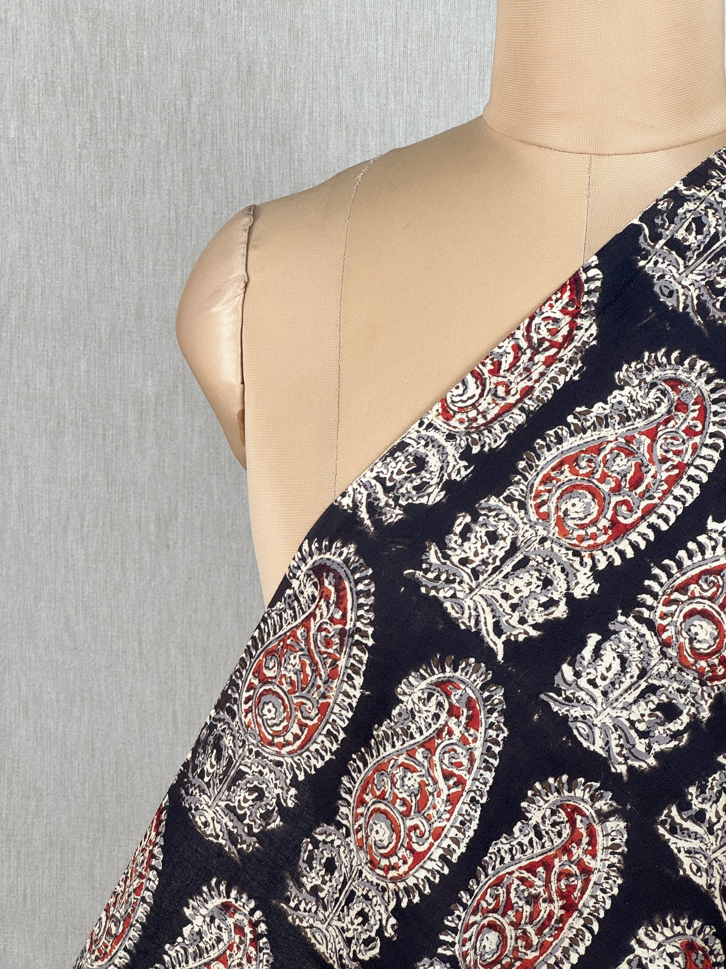 Kalamkari Printed  Cambric Cotton Fabric
