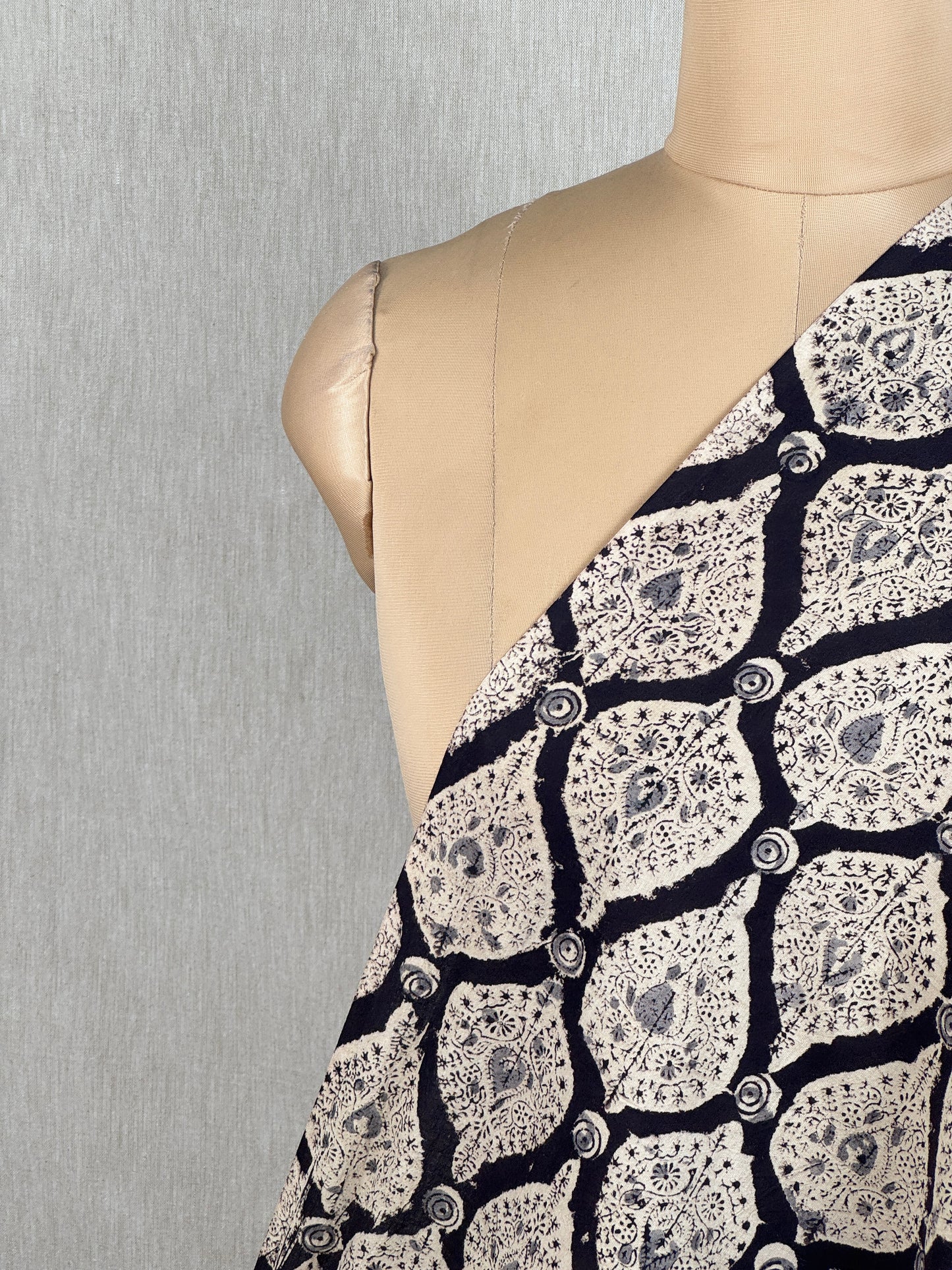 Kalamkari Printed  Cambric Cotton Fabric