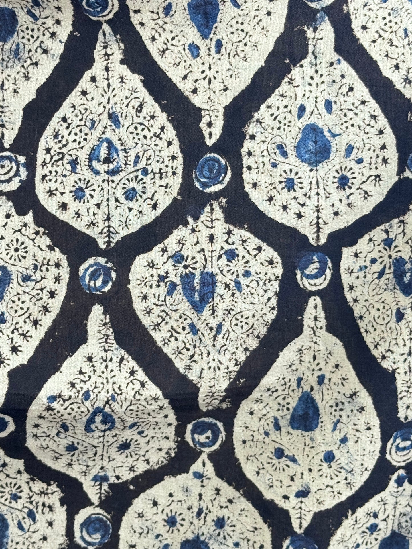 Kalamkari Printed  Cambric Cotton Fabric