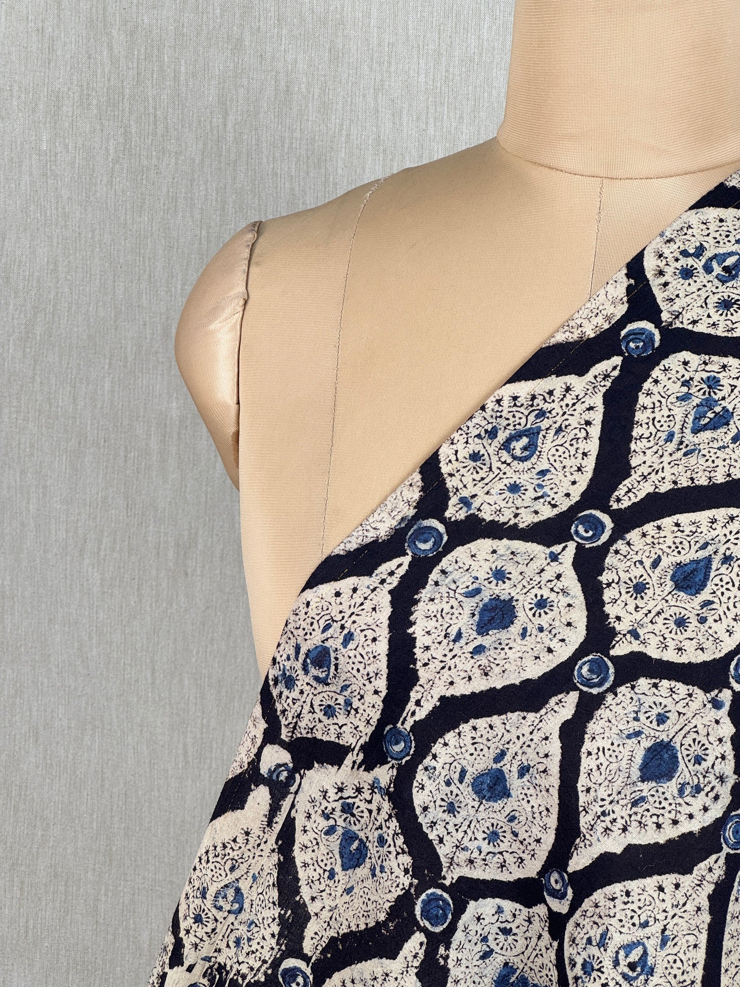 Kalamkari Printed  Cambric Cotton Fabric