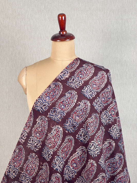 Kalamkari Printed  Cambric Cotton Fabric