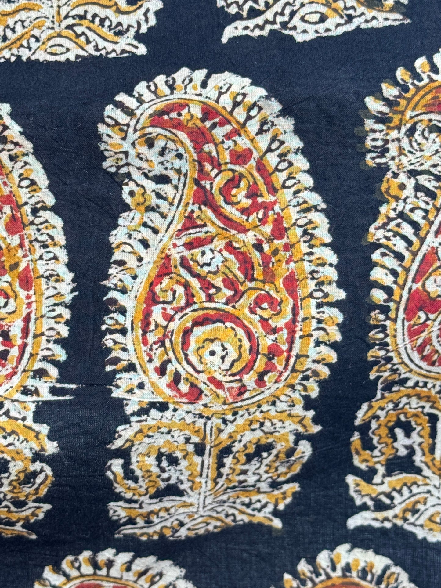 Kalamkari Printed  Cambric Cotton Fabric