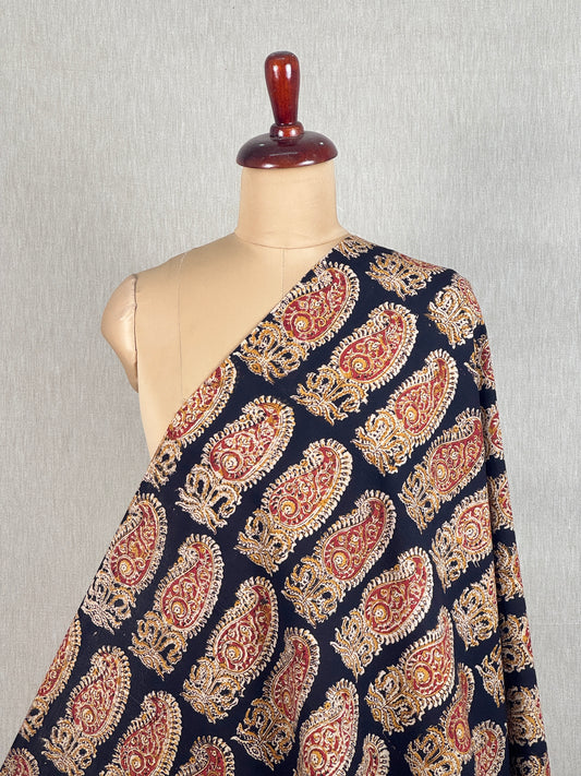 Kalamkari Printed  Cambric Cotton Fabric