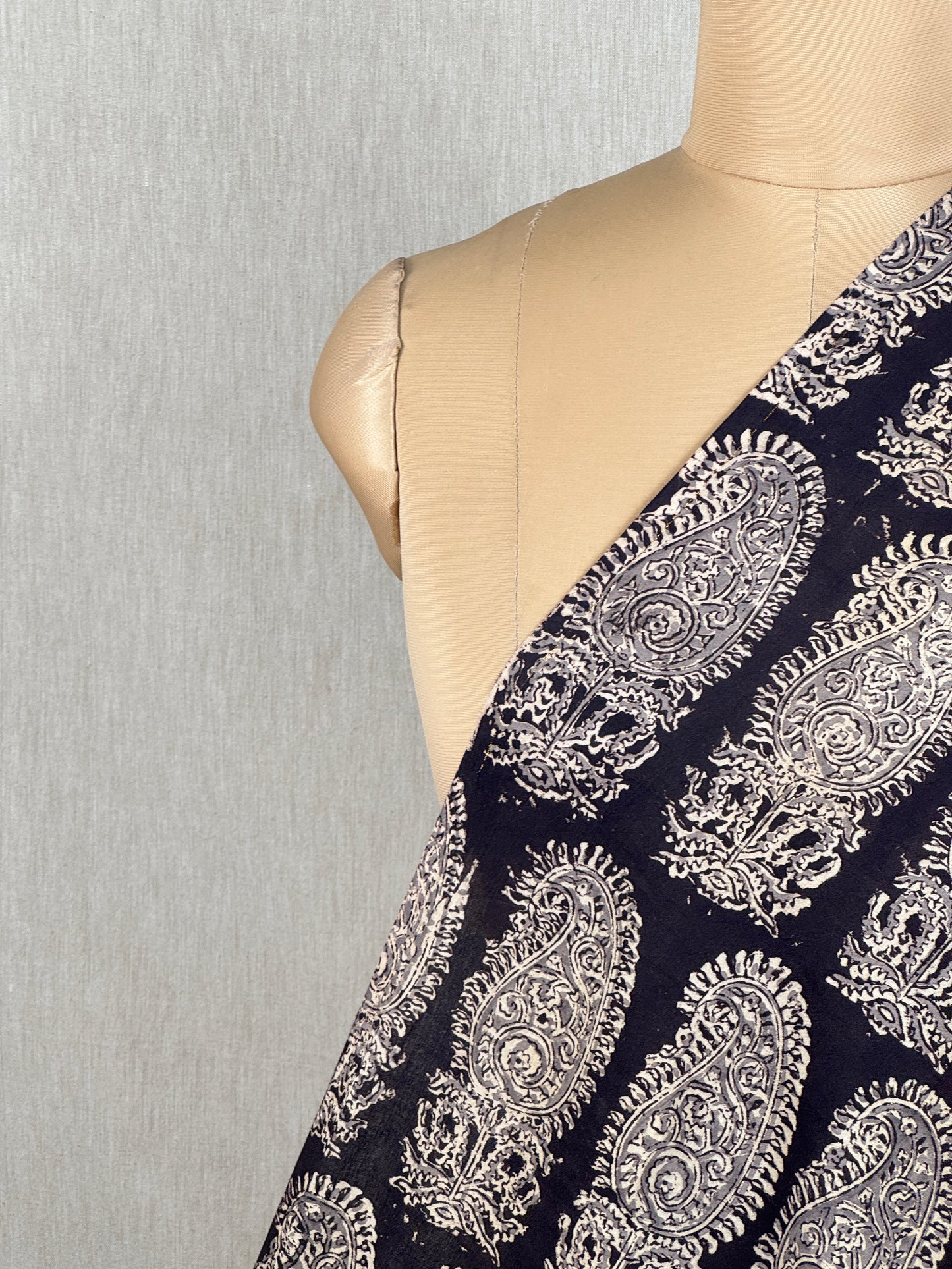 Kalamkari Printed  Cambric Cotton Fabric