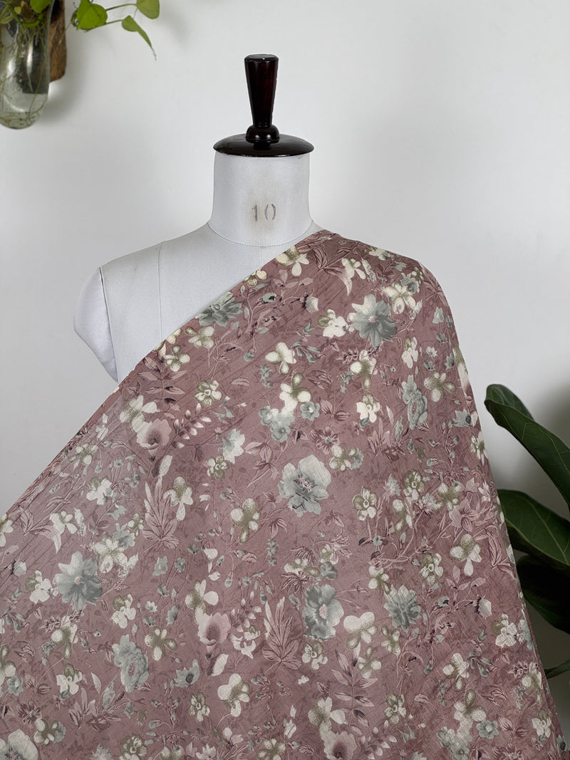 Printed Mul Chanderi Fabrics