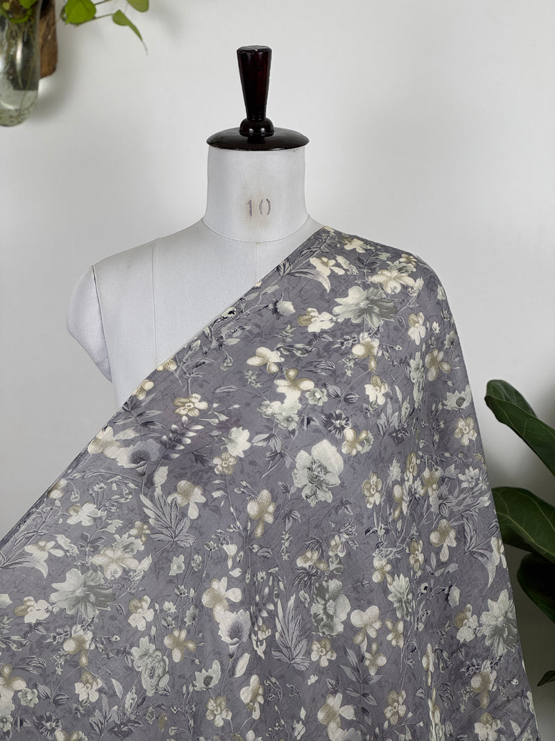 Printed Mul Chanderi Fabrics