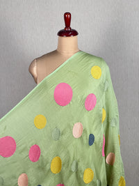 Embroidered 40gm Banarasi Chanderi Fabrics