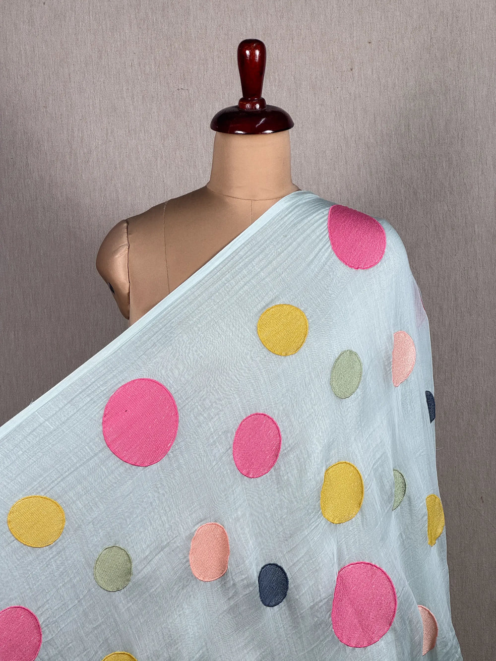 Embroidered 40gm Banarasi Chanderi Fabrics