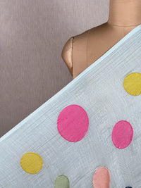 Embroidered 40gm Banarasi Chanderi Fabrics