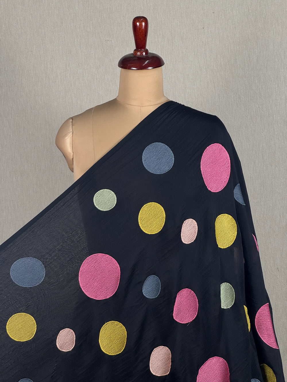 Embroidered 40gm Banarasi Chanderi Fabrics