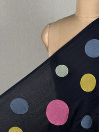Embroidered 40gm Banarasi Chanderi Fabrics