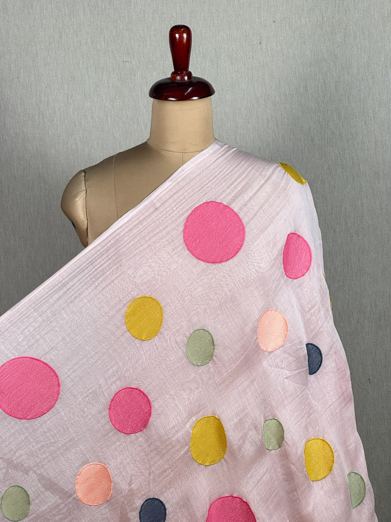 Embroidered 40gm Banarasi Chanderi Fabrics