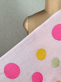 Embroidered 40gm Banarasi Chanderi Fabrics