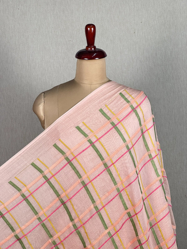 Embroidered 40gm Banarasi Chanderi Fabrics