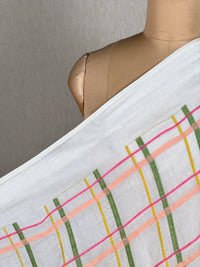 Embroidered 40gm Banarasi Chanderi Fabrics