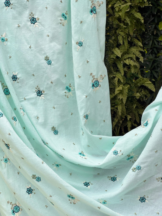 Embroidered Cotton Fabric