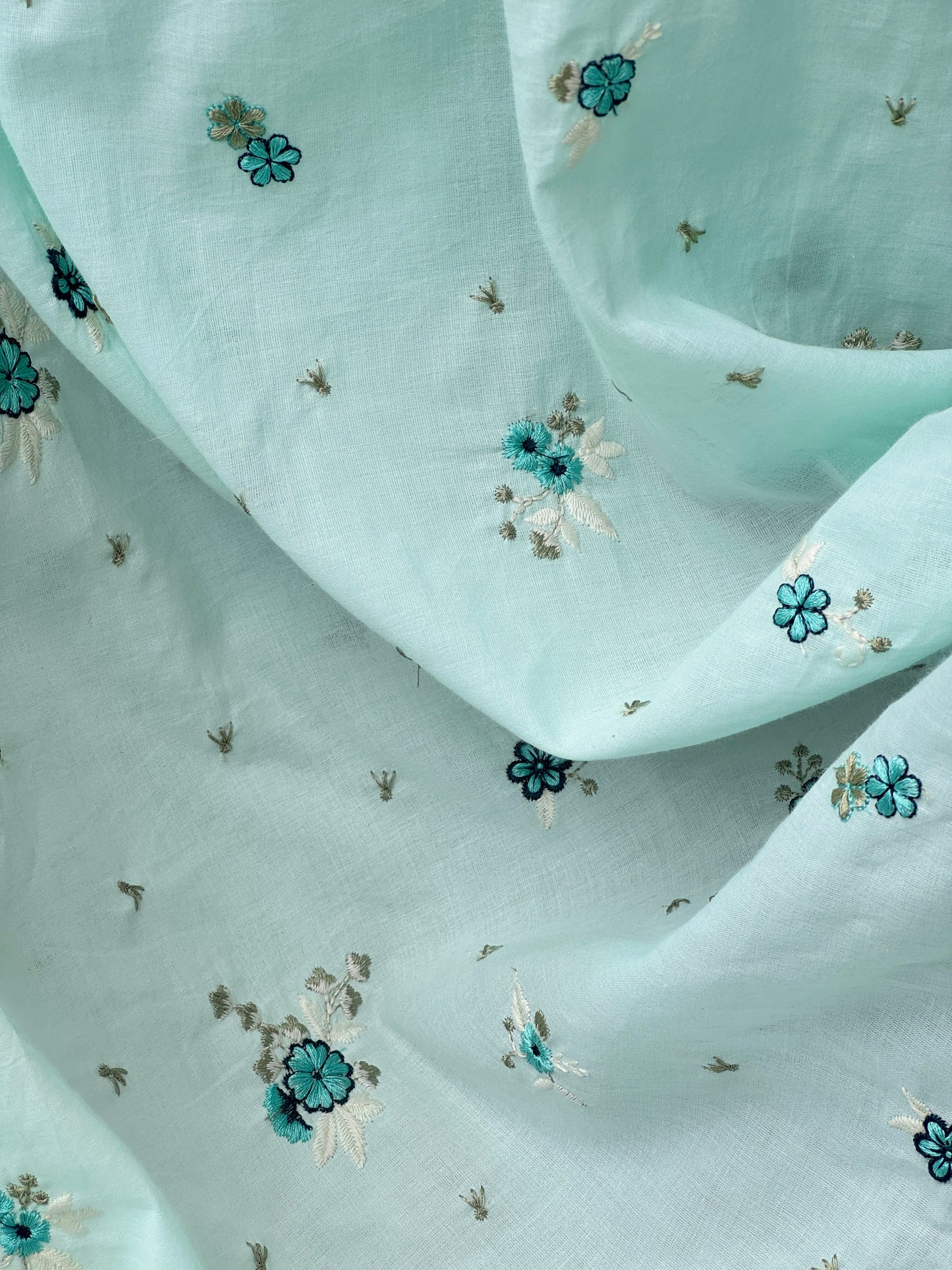 Embroidered Cotton Fabric