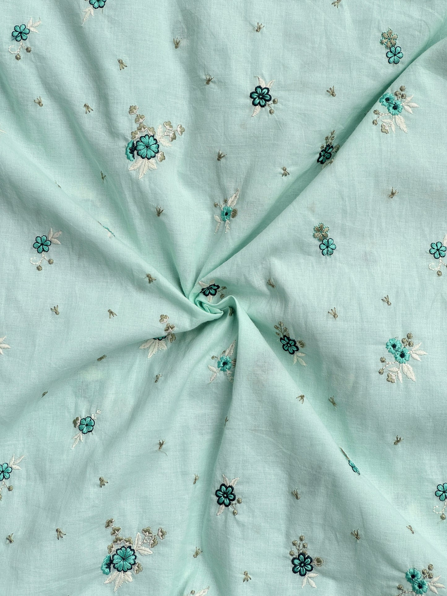 Embroidered Cotton Fabric