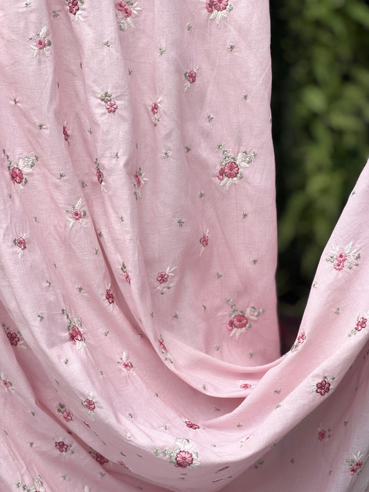 Embroidered Cotton Fabric